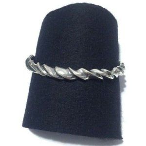 New Chan luu Bangle Cuff Twist Silver Cuff 925 Sterling Silver Open Bangle Cuff